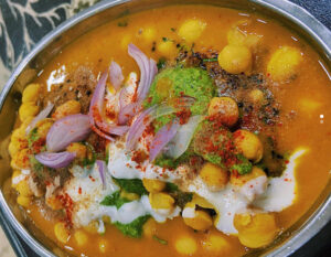 Aloo tikki chaat, from lucknow, india, street food