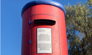 giant postbox, calvinia, northern cape