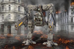 Mechanical, AI, Warfare, drone