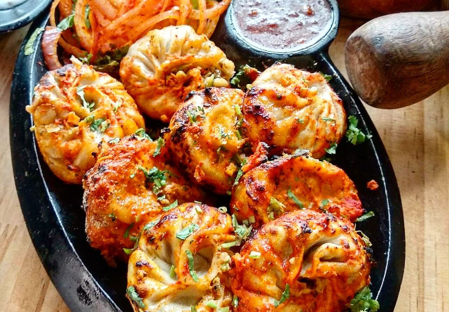 tandoori momos, india, north