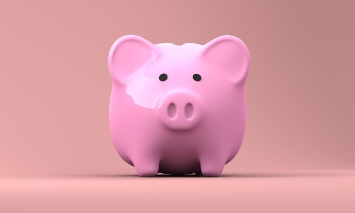 Piggy bank, savings