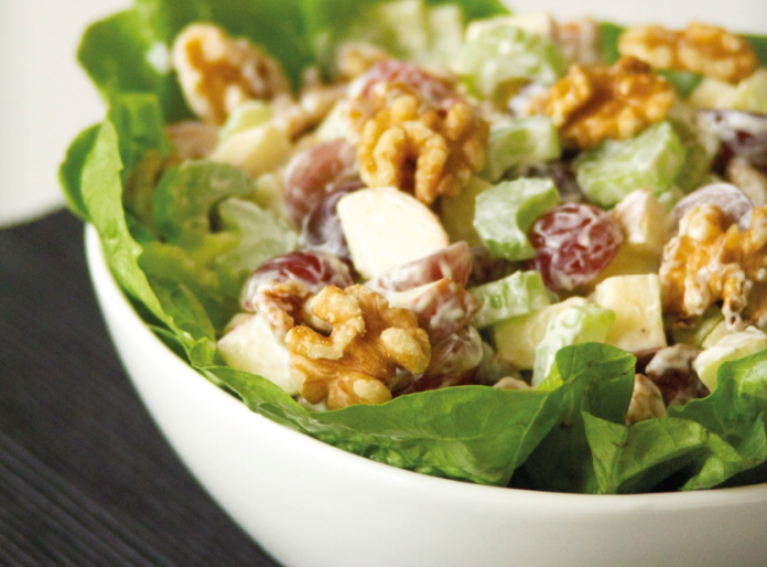 Waldorf salad is the perfect side dish for a summer braai